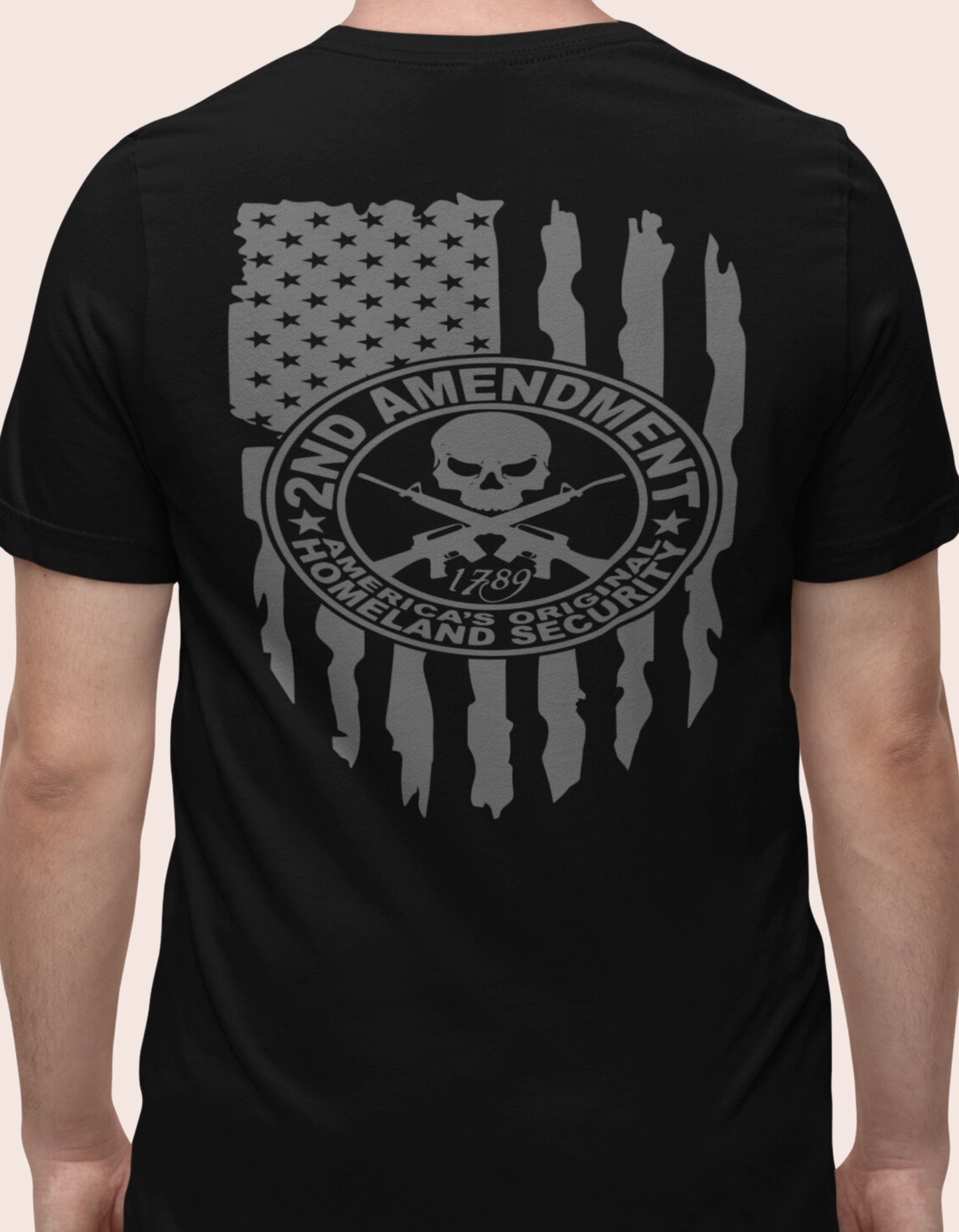 American Warrior 2nd Amendment Shirt | Defend Your Rights in Style with this Black T-shirt