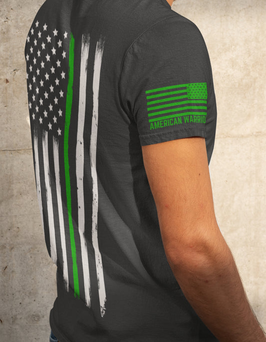 Men's Shirts - T-Shirts - First Responder Thin Green Line T-Shirts