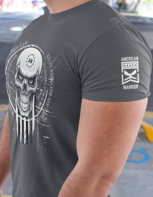 Skull Warrior T-Shirt – Stand Proud, Stand Strong
