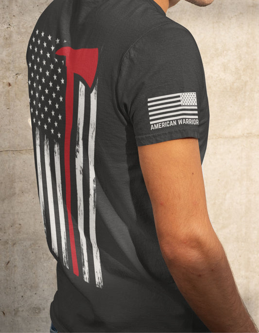Men's Shirts - T-Shirts - First Responders - Thin Red Line Fireman T-Shirt