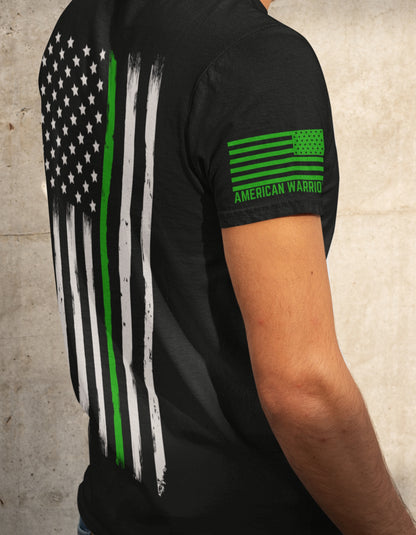 Men's Shirts - T-Shirts - First Responder Thin Green Line T-Shirts