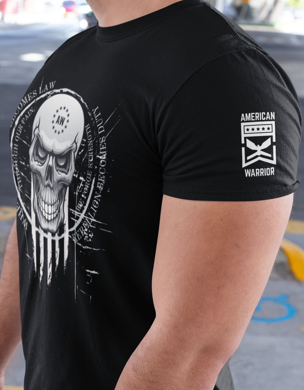 Skull Warrior T-Shirt – Stand Proud, Stand Strong