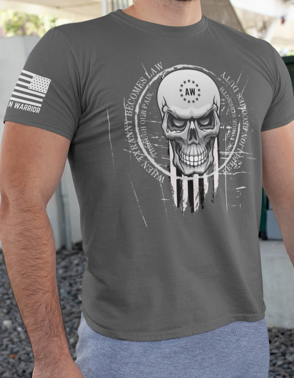Skull Warrior T-Shirt – Stand Proud, Stand Strong