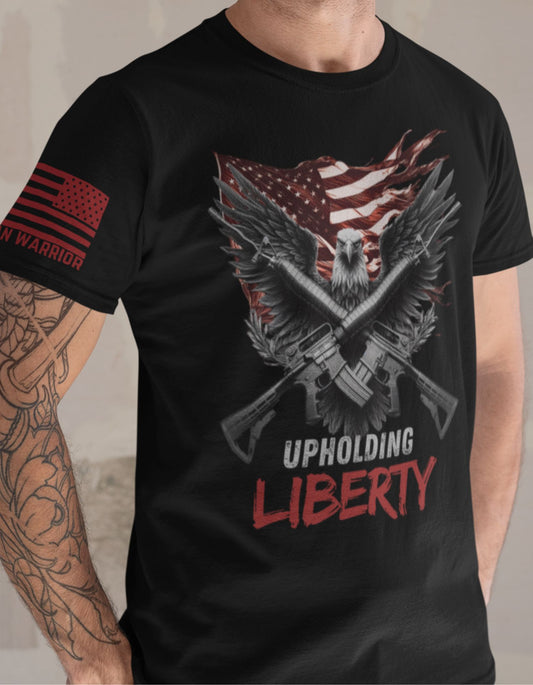 Bold. Free. Unstoppable. Upholding Liberty Tee