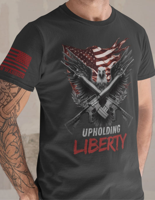 Bold. Free. Unstoppable. Upholding Liberty Tee