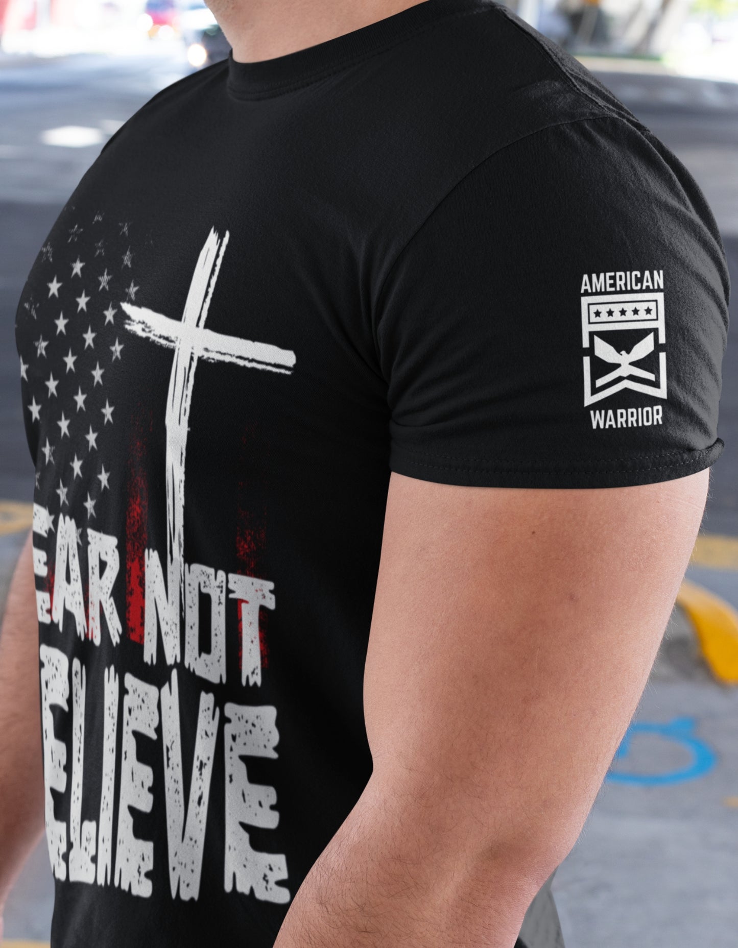 Men's Shirts - Fear Not Believe T-Shirt - Show Your Faith For God