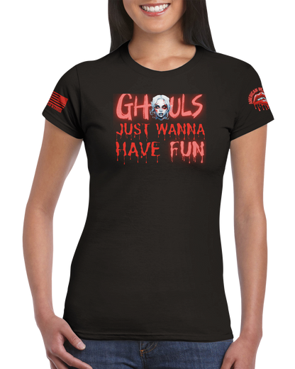 Women's Shirts - T- Shirts - Ghouls Just Want To Have Fun Halloween T-Shirts