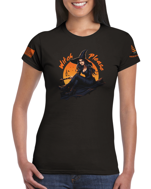 Women's Shirts - T- Shirts - Witch Please Fun Halloween T-Shirts