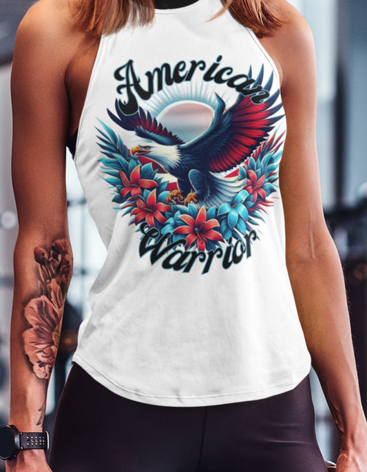 Strength & Freedom, Worn Proudly Tri Rocker Tank