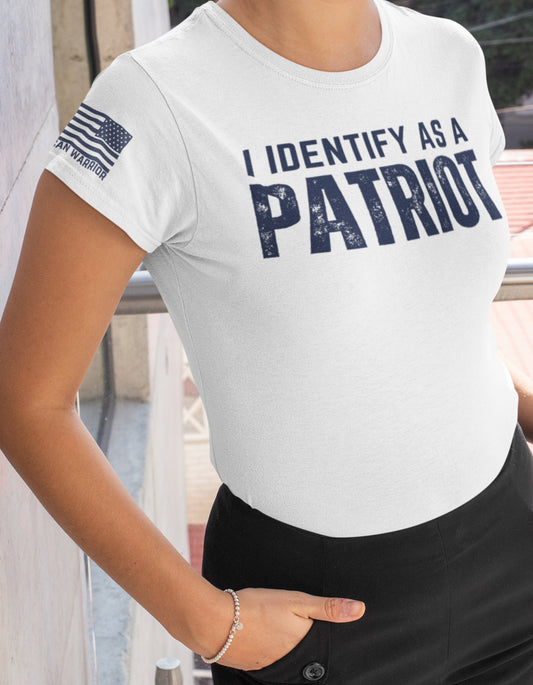 Unapologetically American – I Identify As A Patriot Tee