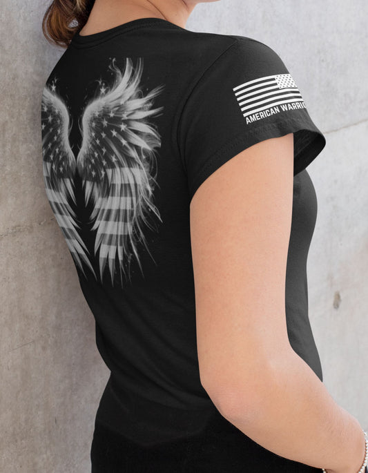 Wear Hope. Spread Hope. Shop the Carry Hope on Her Wings Women's Colored T-Shirt (Carry Hope on Her Wings T-Shirt, Hope Apparel)